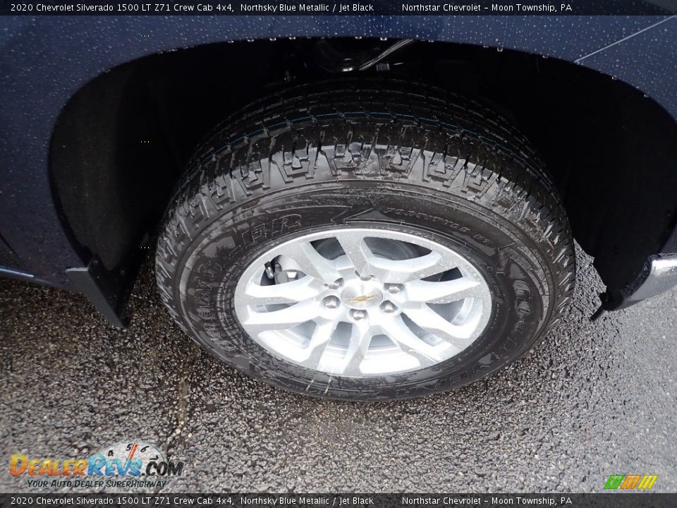 2020 Chevrolet Silverado 1500 LT Z71 Crew Cab 4x4 Northsky Blue Metallic / Jet Black Photo #8