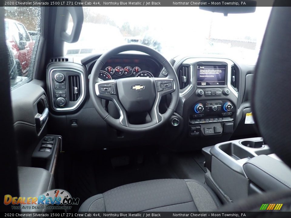 Dashboard of 2020 Chevrolet Silverado 1500 LT Z71 Crew Cab 4x4 Photo #13