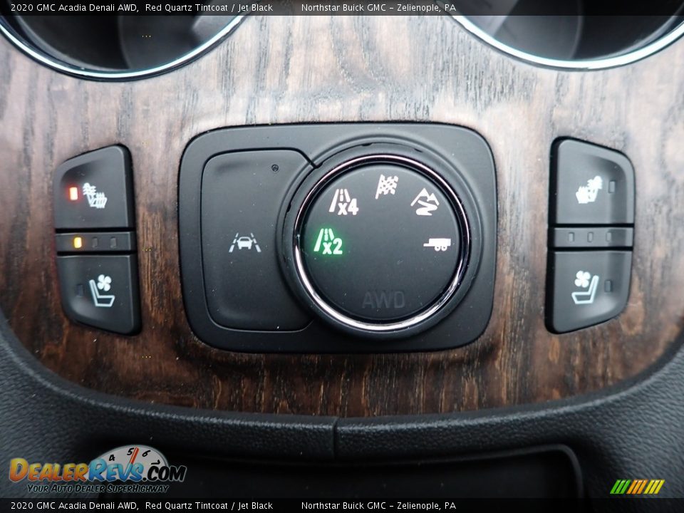 Controls of 2020 GMC Acadia Denali AWD Photo #18
