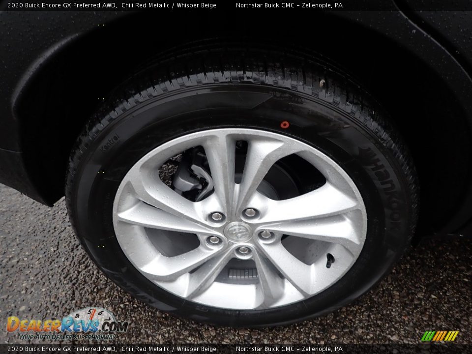 2020 Buick Encore GX Preferred AWD Chili Red Metallic / Whisper Beige Photo #10