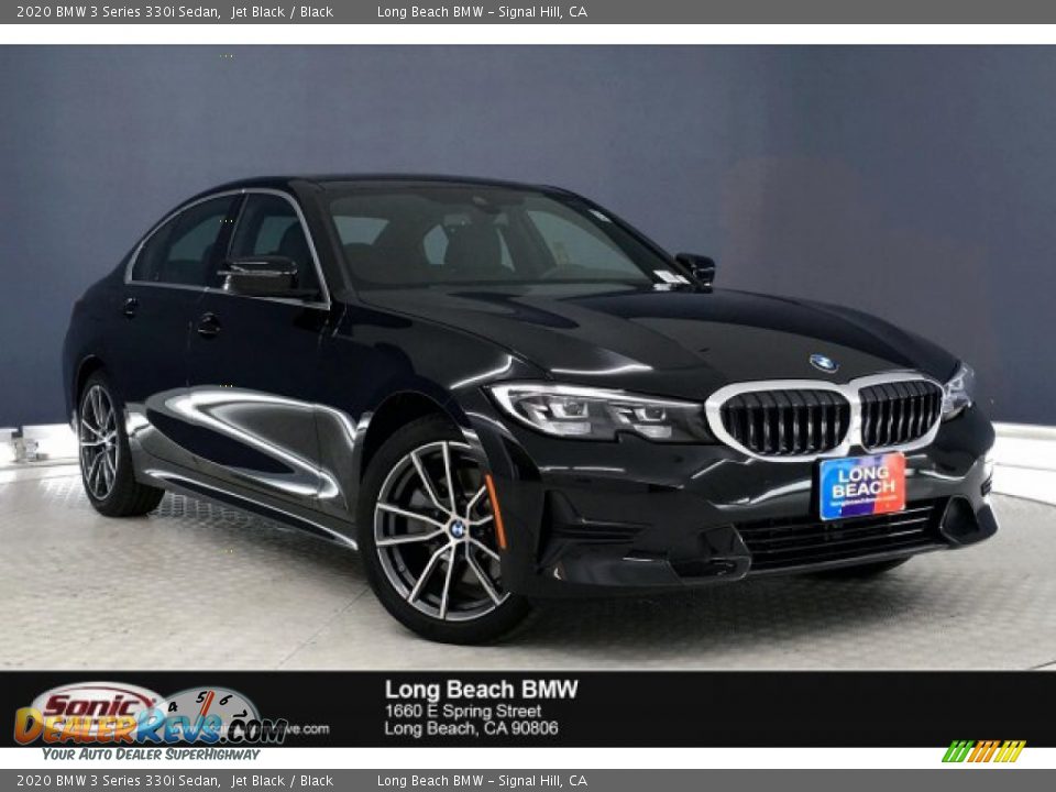 2020 BMW 3 Series 330i Sedan Jet Black / Black Photo #1