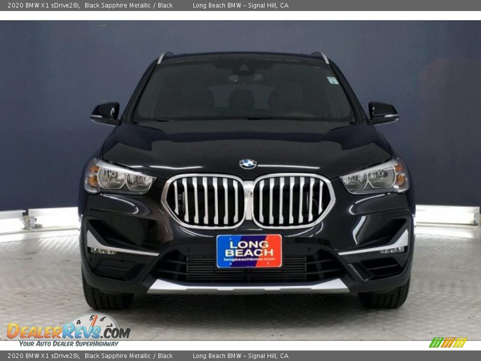 2020 BMW X1 sDrive28i Black Sapphire Metallic / Black Photo #2