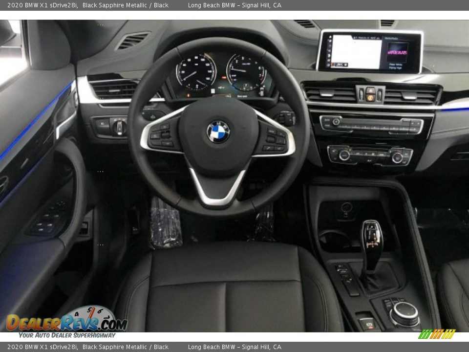 2020 BMW X1 sDrive28i Black Sapphire Metallic / Black Photo #4