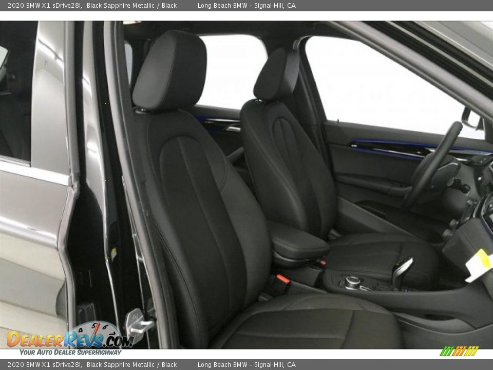 2020 BMW X1 sDrive28i Black Sapphire Metallic / Black Photo #6