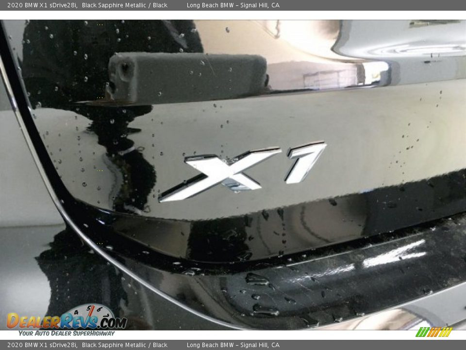 2020 BMW X1 sDrive28i Black Sapphire Metallic / Black Photo #7