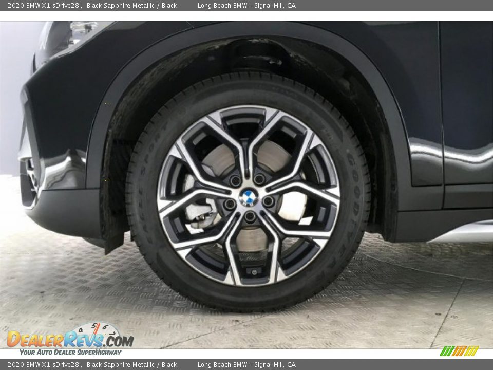 2020 BMW X1 sDrive28i Black Sapphire Metallic / Black Photo #8
