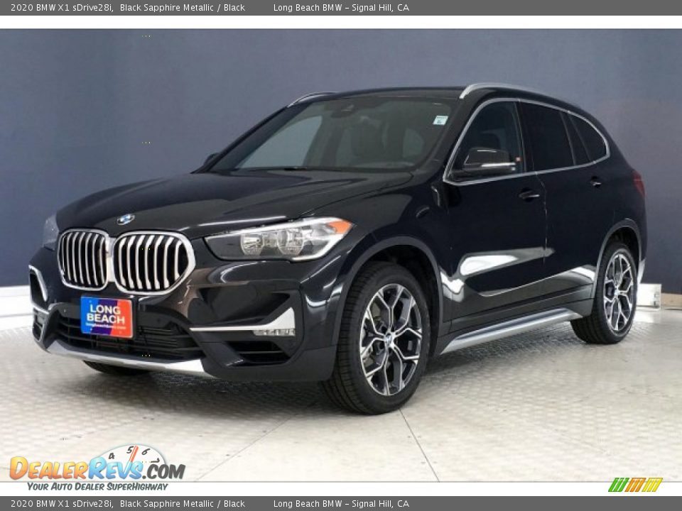 2020 BMW X1 sDrive28i Black Sapphire Metallic / Black Photo #12