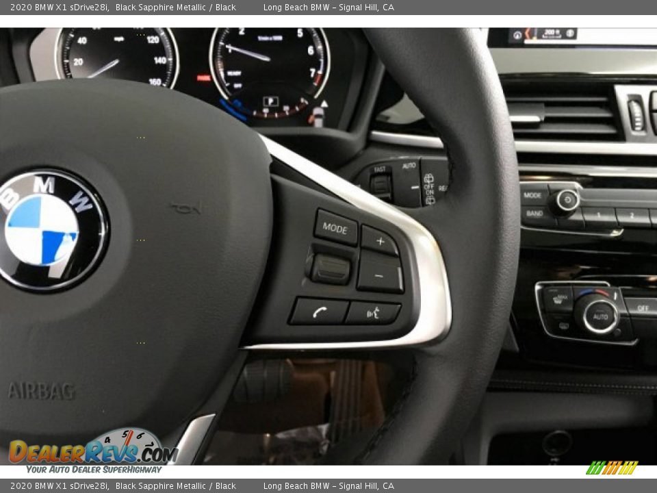 2020 BMW X1 sDrive28i Black Sapphire Metallic / Black Photo #15