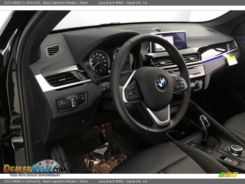 2020 BMW X1 sDrive28i Black Sapphire Metallic / Black Photo #17