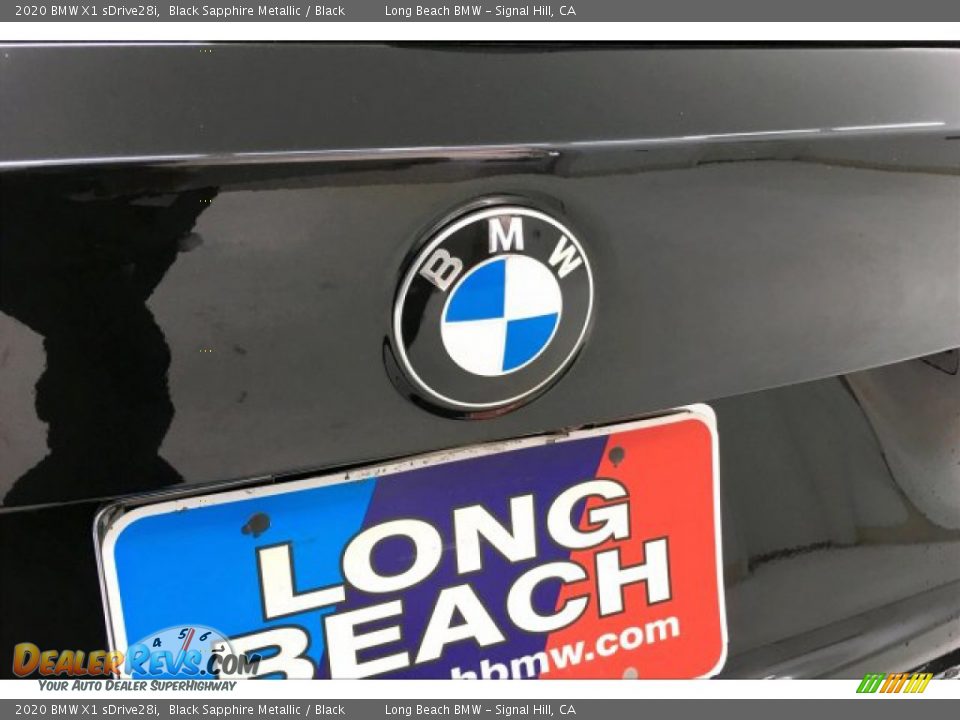 2020 BMW X1 sDrive28i Black Sapphire Metallic / Black Photo #23