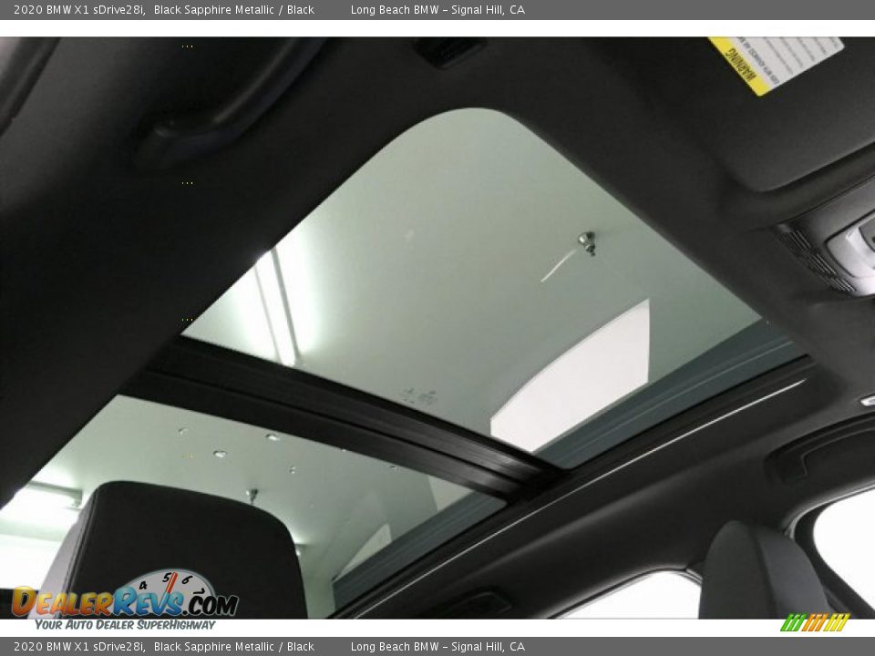 2020 BMW X1 sDrive28i Black Sapphire Metallic / Black Photo #25