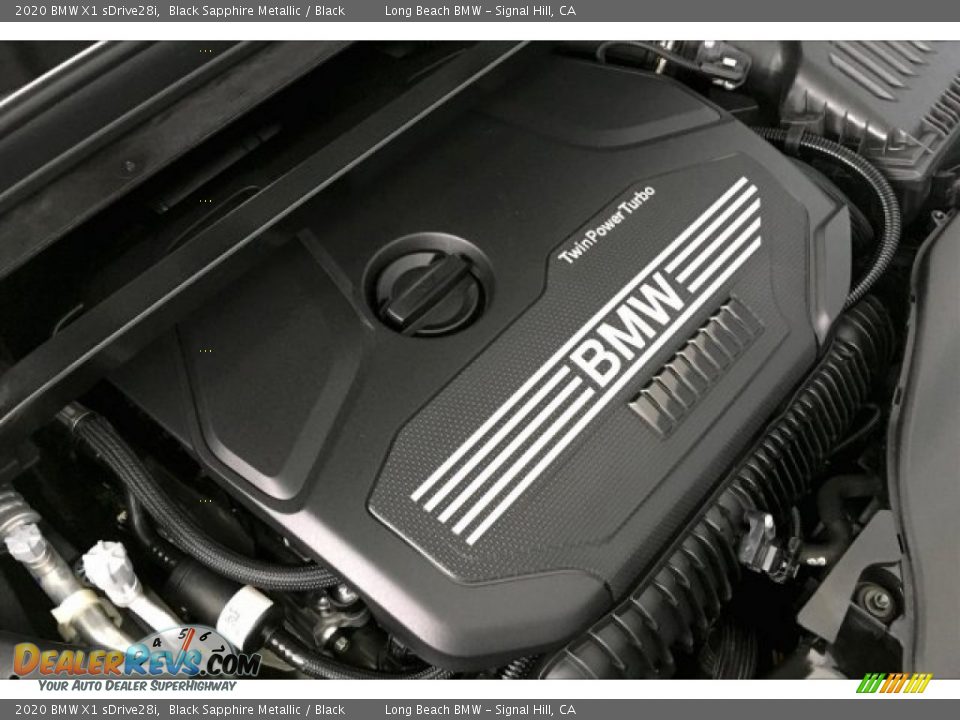2020 BMW X1 sDrive28i Black Sapphire Metallic / Black Photo #27