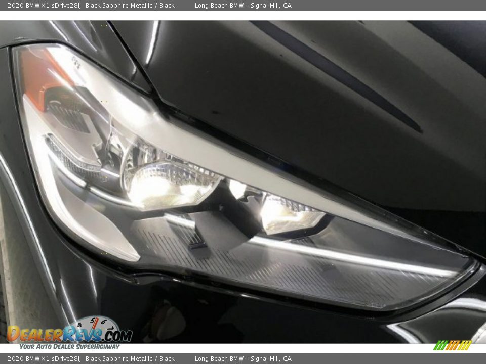 2020 BMW X1 sDrive28i Black Sapphire Metallic / Black Photo #28