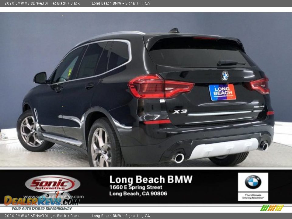 2020 BMW X3 sDrive30i Jet Black / Black Photo #2