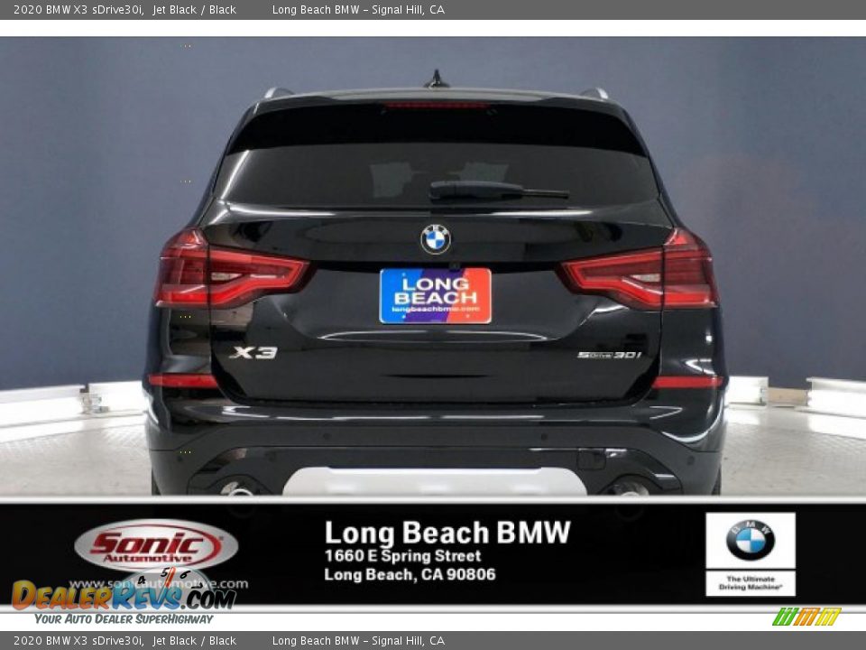 2020 BMW X3 sDrive30i Jet Black / Black Photo #3
