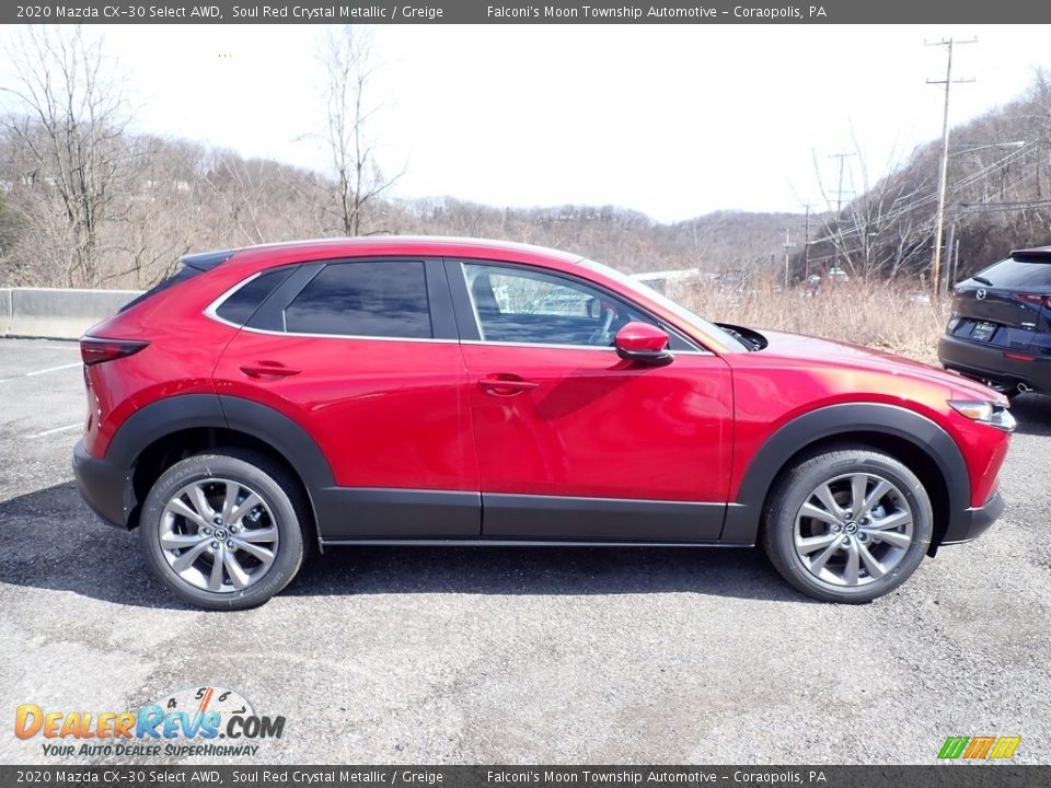 2020 Mazda CX-30 Select AWD Soul Red Crystal Metallic / Greige Photo #1