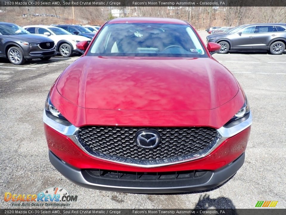 2020 Mazda CX-30 Select AWD Soul Red Crystal Metallic / Greige Photo #4