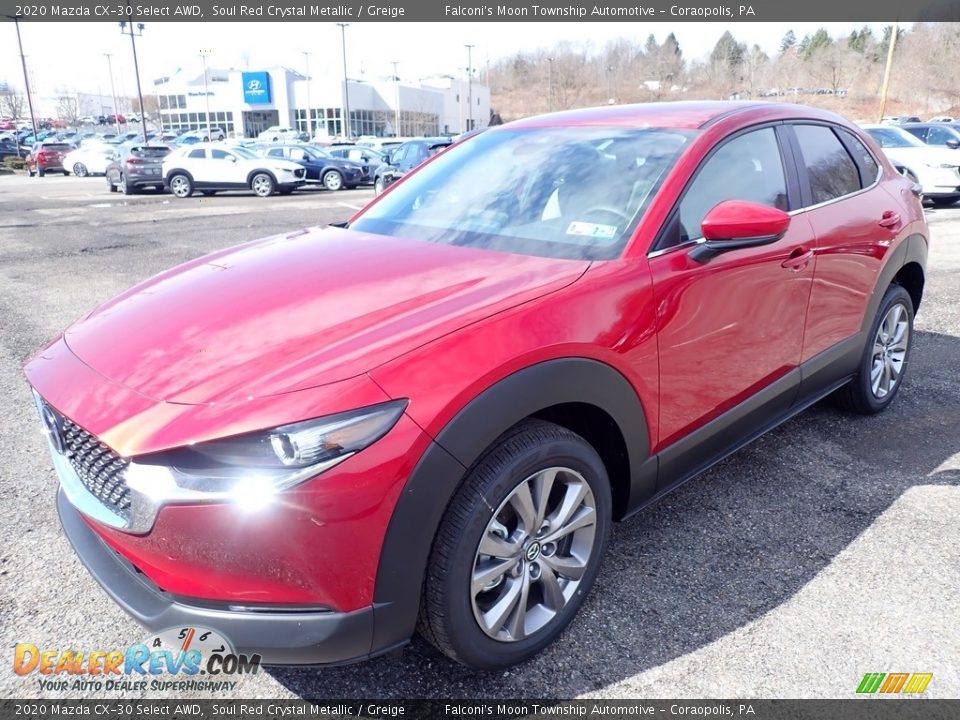2020 Mazda CX-30 Select AWD Soul Red Crystal Metallic / Greige Photo #5