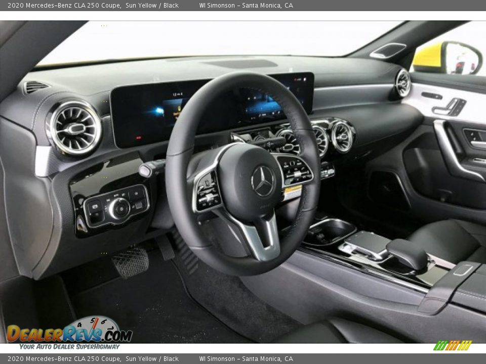 2020 Mercedes-Benz CLA 250 Coupe Sun Yellow / Black Photo #4