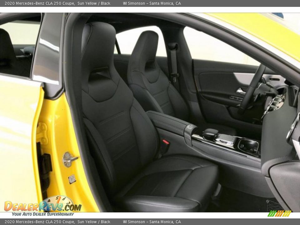 2020 Mercedes-Benz CLA 250 Coupe Sun Yellow / Black Photo #5