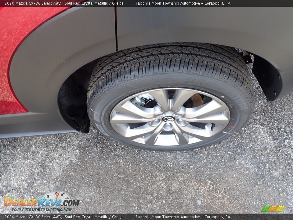 2020 Mazda CX-30 Select AWD Soul Red Crystal Metallic / Greige Photo #7