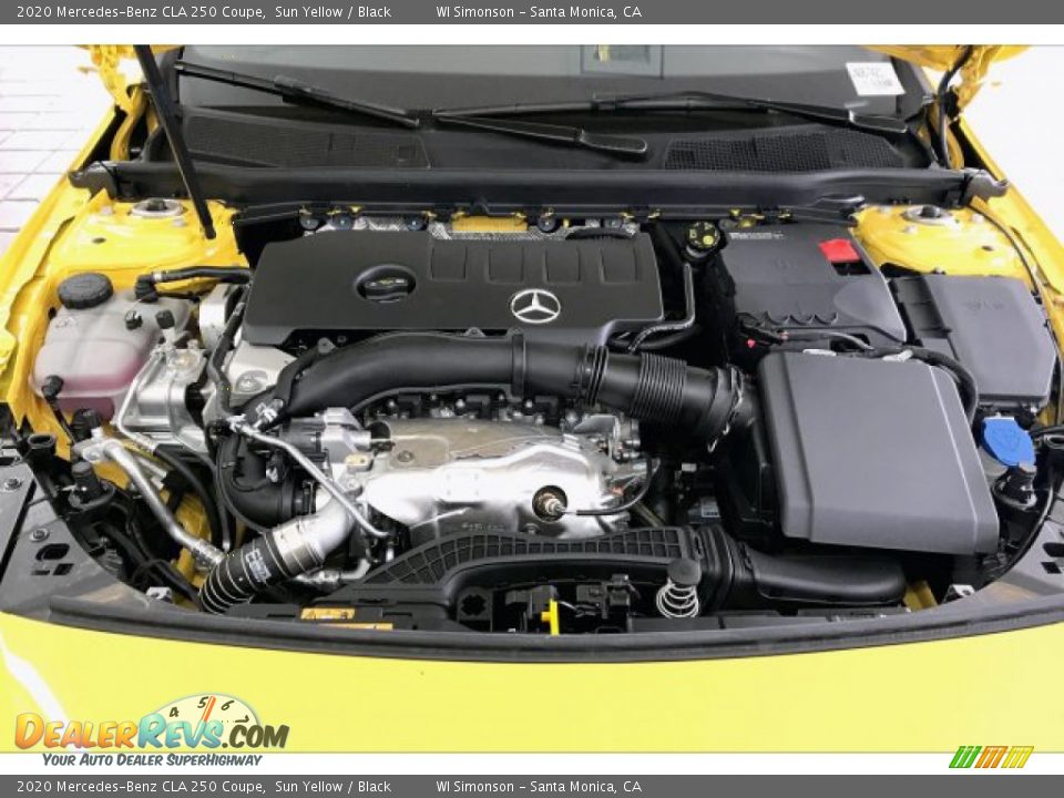 2020 Mercedes-Benz CLA 250 Coupe Sun Yellow / Black Photo #8
