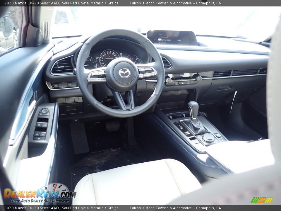 2020 Mazda CX-30 Select AWD Soul Red Crystal Metallic / Greige Photo #9