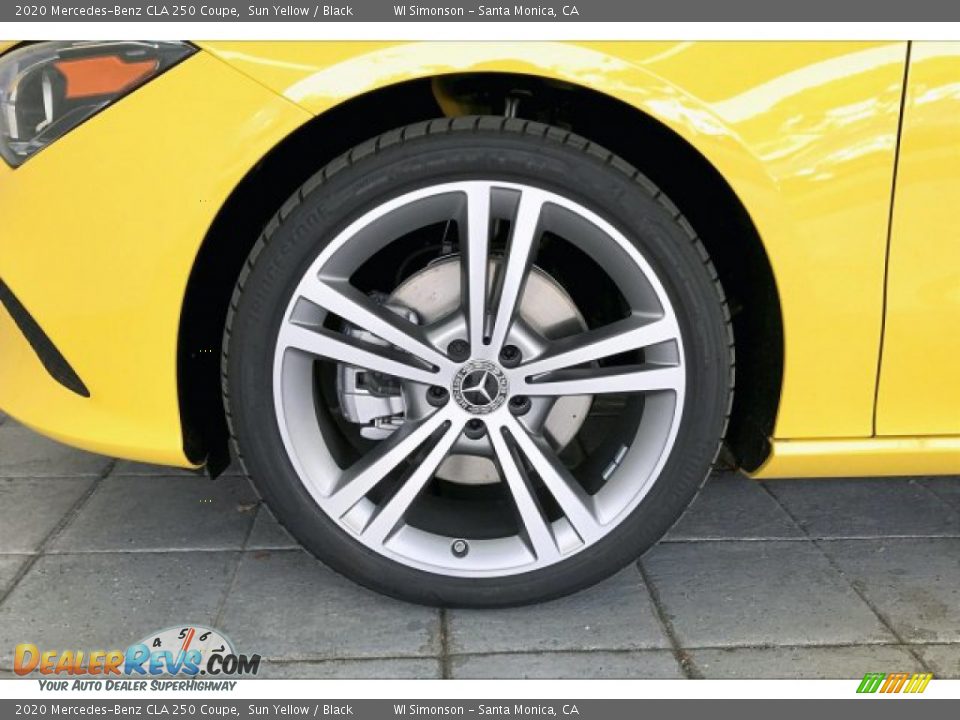 2020 Mercedes-Benz CLA 250 Coupe Sun Yellow / Black Photo #9