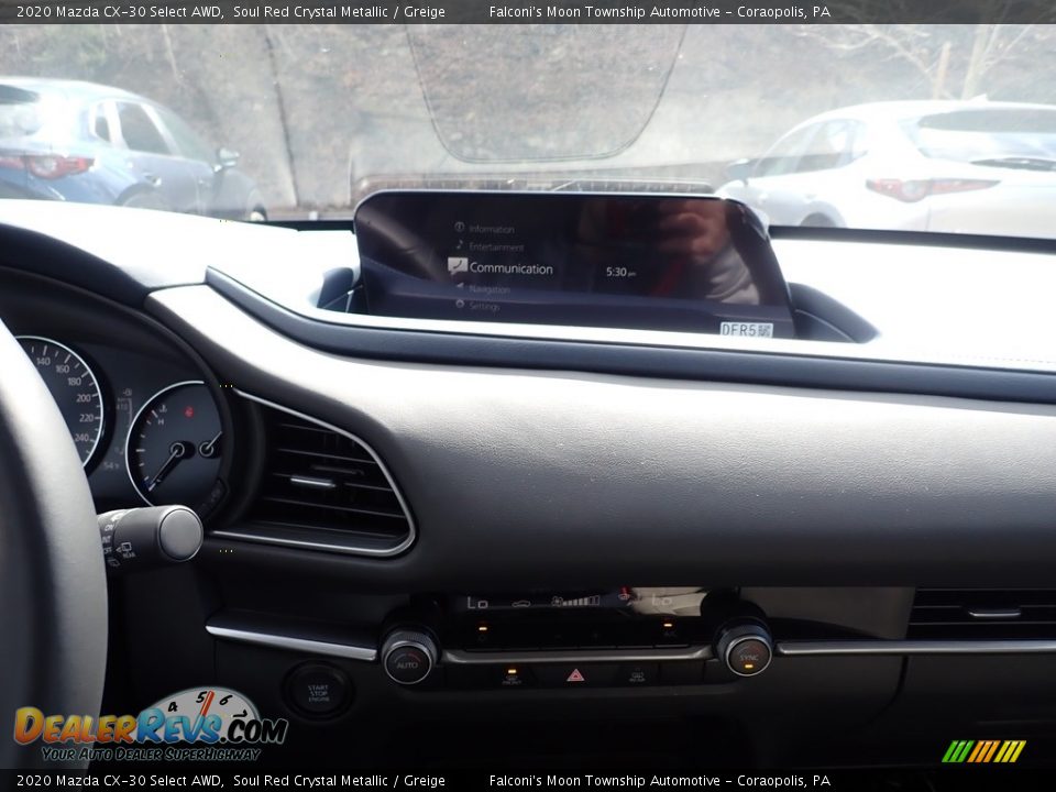 2020 Mazda CX-30 Select AWD Soul Red Crystal Metallic / Greige Photo #13