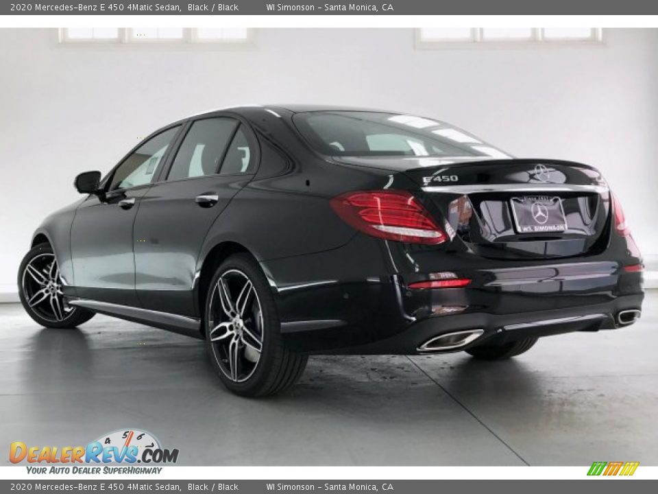 2020 Mercedes-Benz E 450 4Matic Sedan Black / Black Photo #2