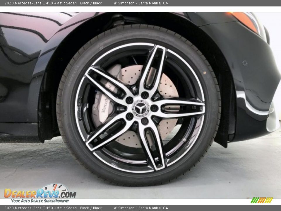2020 Mercedes-Benz E 450 4Matic Sedan Black / Black Photo #9
