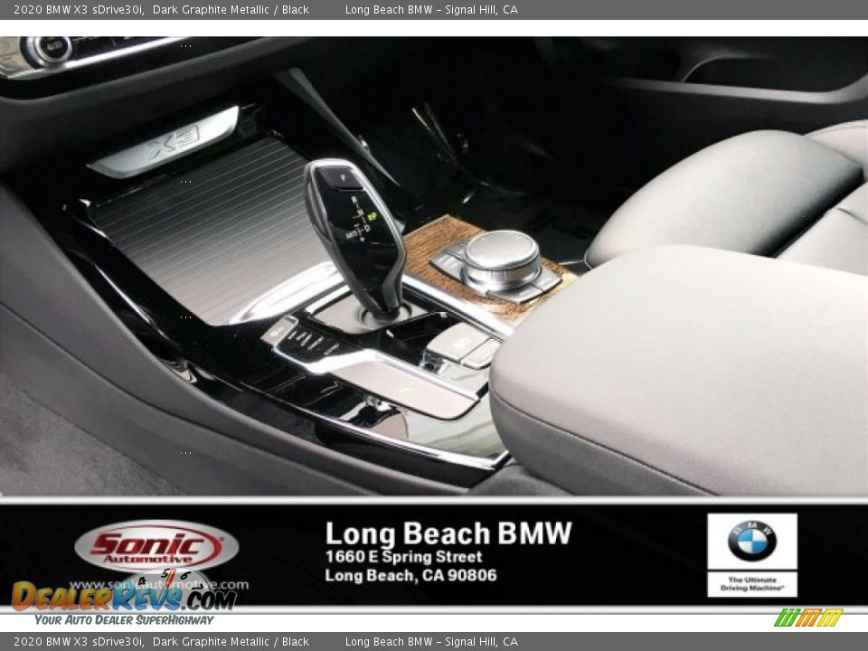 2020 BMW X3 sDrive30i Dark Graphite Metallic / Black Photo #6