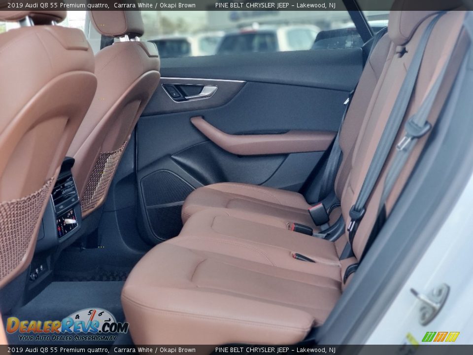 2019 Audi Q8 55 Premium quattro Carrara White / Okapi Brown Photo #4