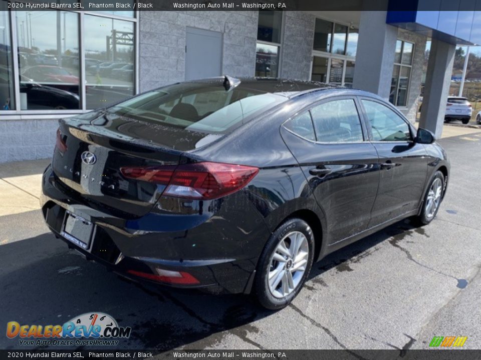 2020 Hyundai Elantra SEL Phantom Black / Black Photo #3