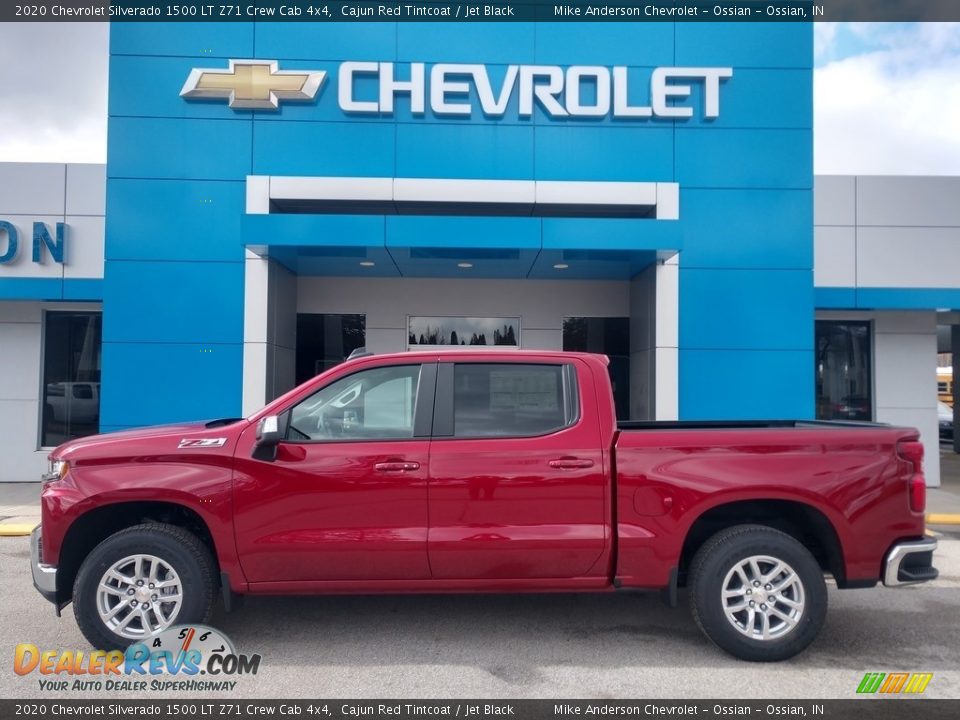 2020 Chevrolet Silverado 1500 LT Z71 Crew Cab 4x4 Cajun Red Tintcoat / Jet Black Photo #1