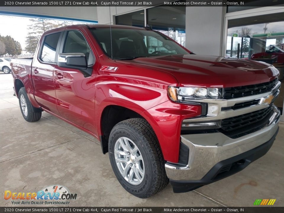2020 Chevrolet Silverado 1500 LT Z71 Crew Cab 4x4 Cajun Red Tintcoat / Jet Black Photo #2