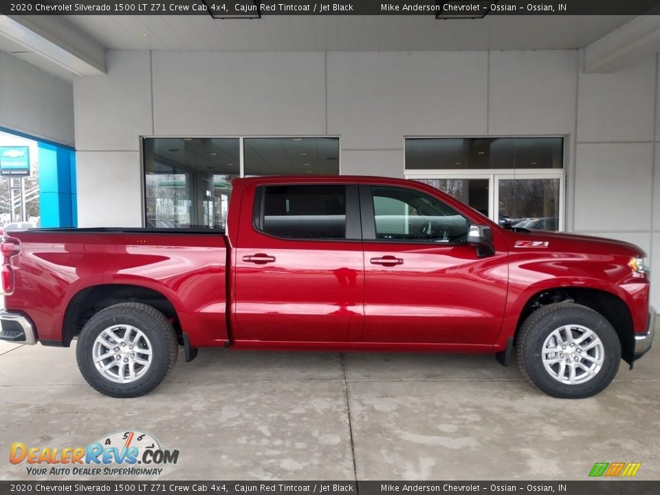 2020 Chevrolet Silverado 1500 LT Z71 Crew Cab 4x4 Cajun Red Tintcoat / Jet Black Photo #3