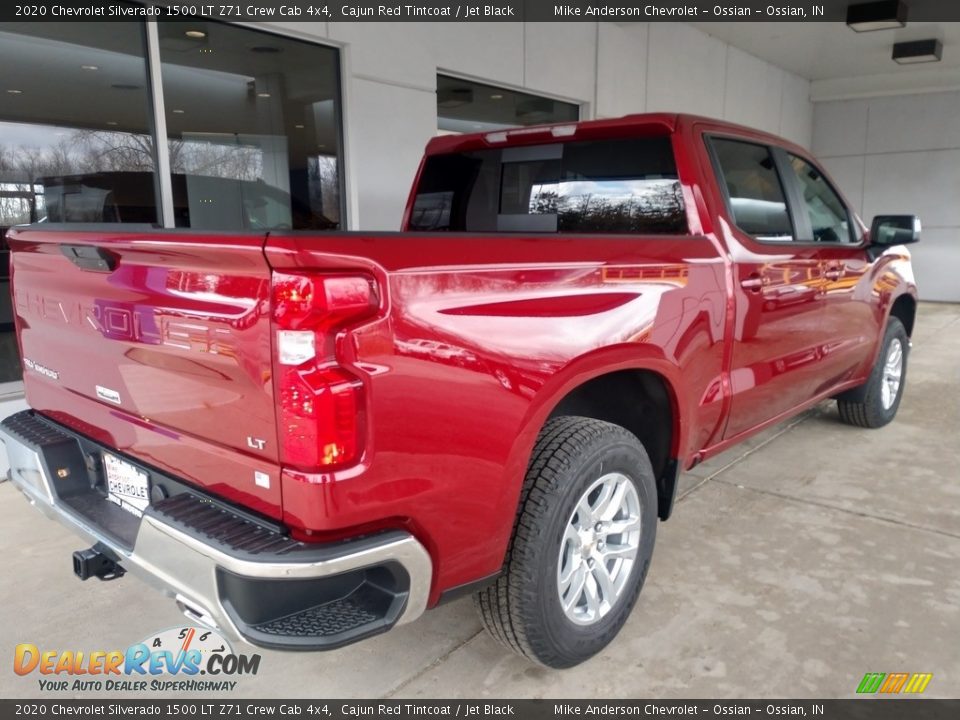 2020 Chevrolet Silverado 1500 LT Z71 Crew Cab 4x4 Cajun Red Tintcoat / Jet Black Photo #4