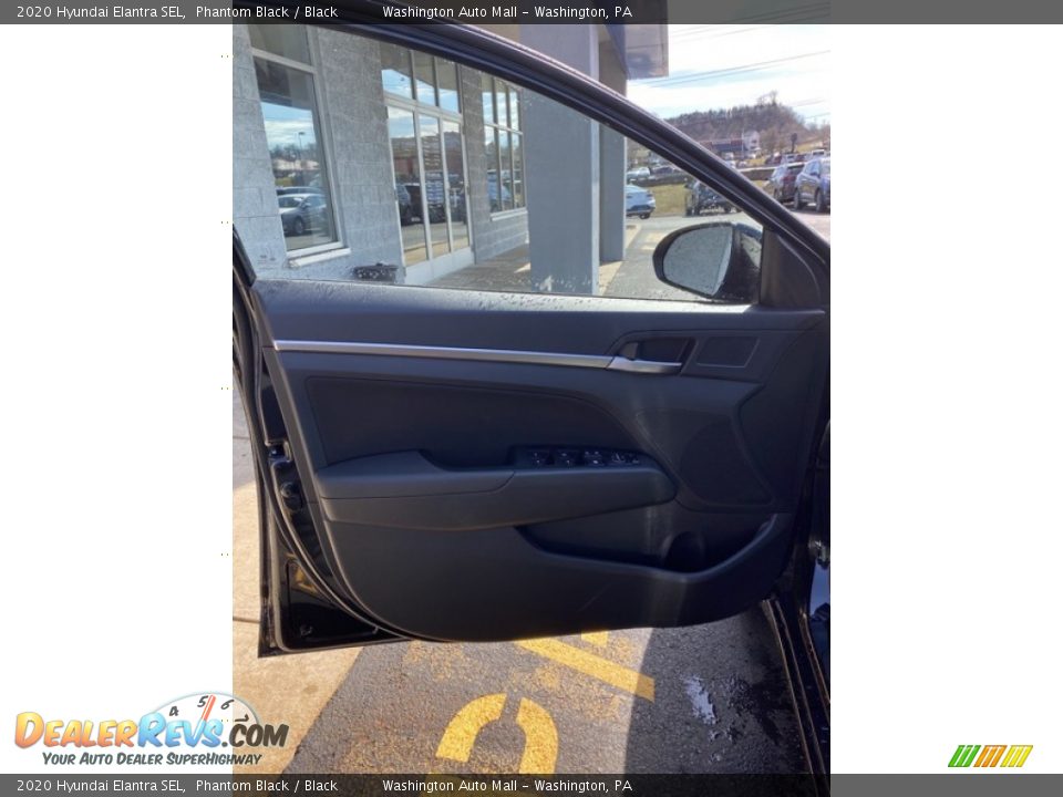 2020 Hyundai Elantra SEL Phantom Black / Black Photo #10