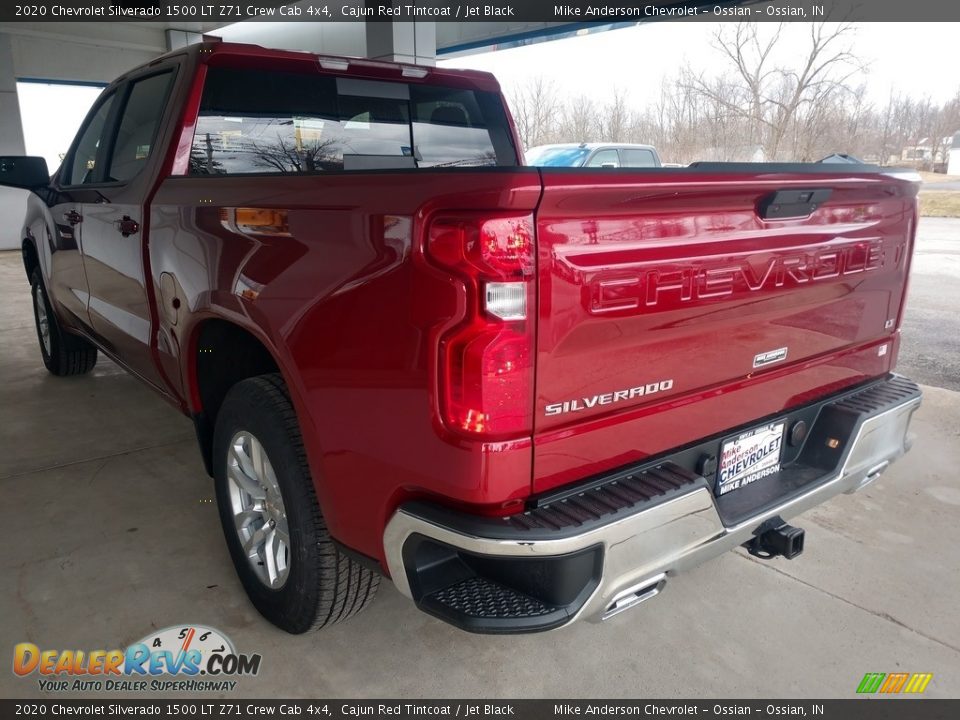 2020 Chevrolet Silverado 1500 LT Z71 Crew Cab 4x4 Cajun Red Tintcoat / Jet Black Photo #6