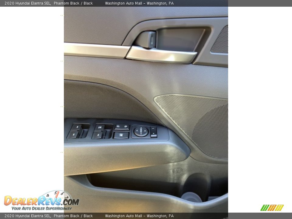 2020 Hyundai Elantra SEL Phantom Black / Black Photo #11