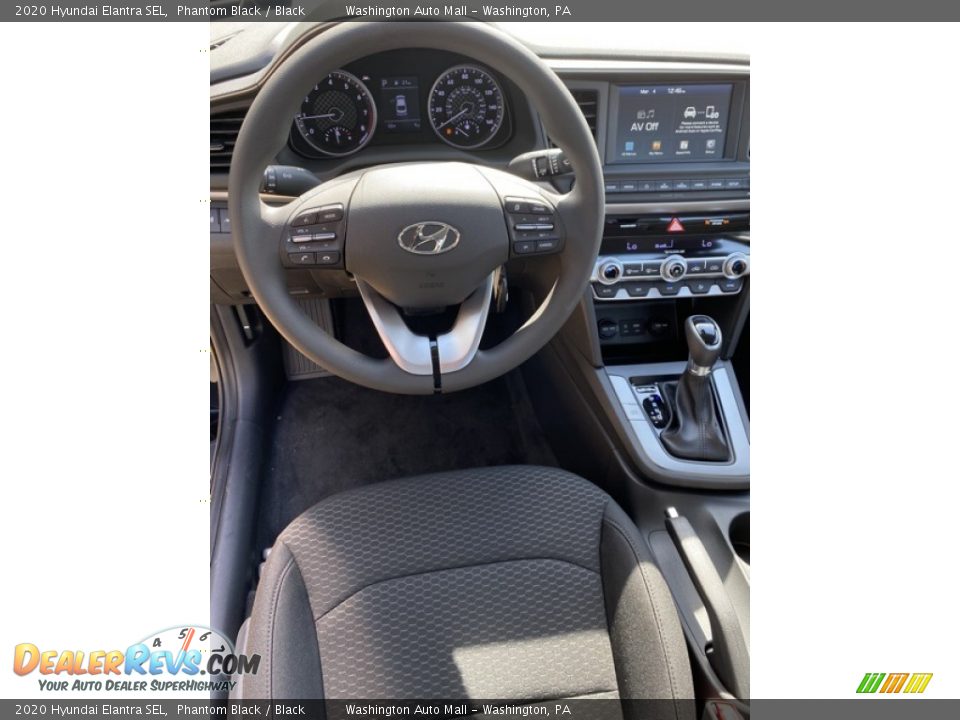 2020 Hyundai Elantra SEL Phantom Black / Black Photo #13