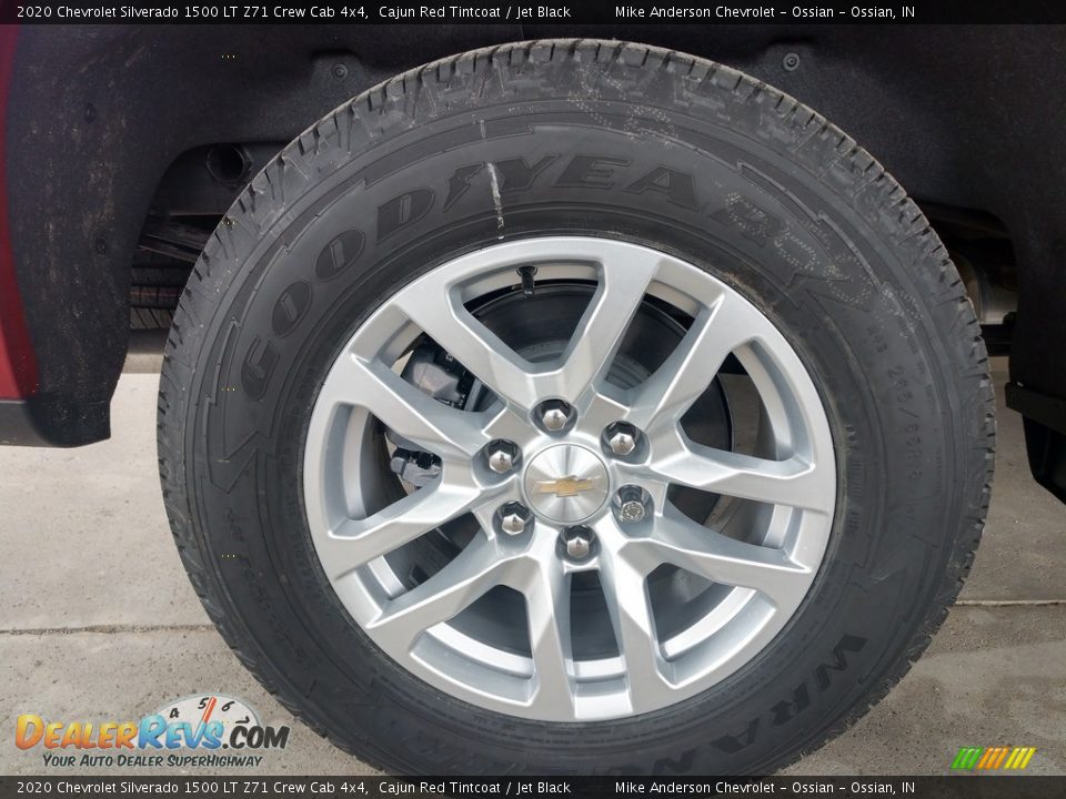 2020 Chevrolet Silverado 1500 LT Z71 Crew Cab 4x4 Cajun Red Tintcoat / Jet Black Photo #12