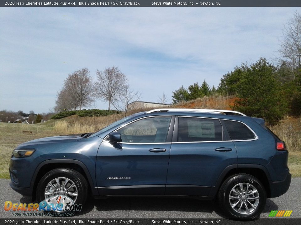 2020 Jeep Cherokee Latitude Plus 4x4 Blue Shade Pearl / Ski Gray/Black Photo #1
