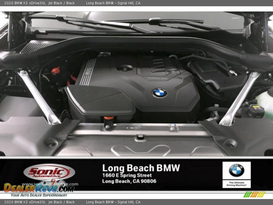 2020 BMW X3 xDrive30i Jet Black / Black Photo #7