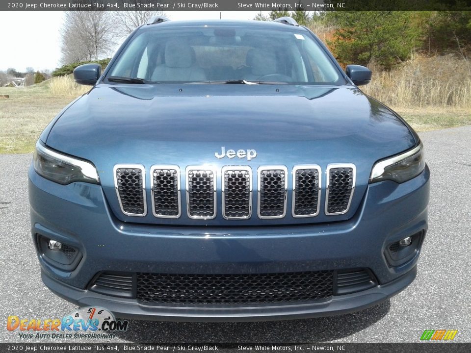 2020 Jeep Cherokee Latitude Plus 4x4 Blue Shade Pearl / Ski Gray/Black Photo #3