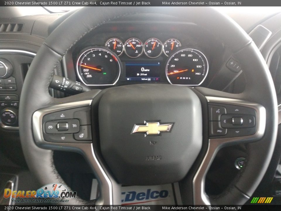 2020 Chevrolet Silverado 1500 LT Z71 Crew Cab 4x4 Cajun Red Tintcoat / Jet Black Photo #20