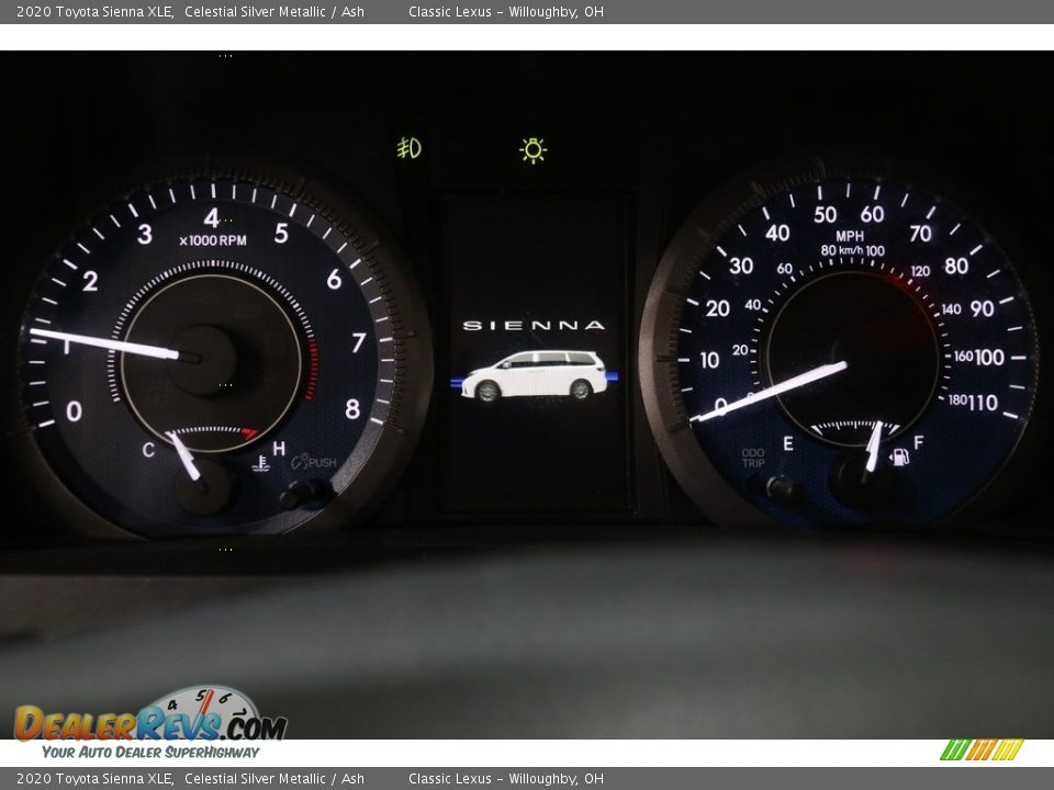 2020 Toyota Sienna XLE Celestial Silver Metallic / Ash Photo #10