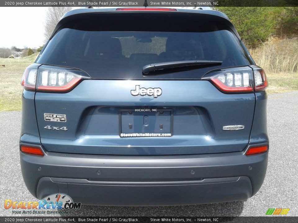 2020 Jeep Cherokee Latitude Plus 4x4 Blue Shade Pearl / Ski Gray/Black Photo #7