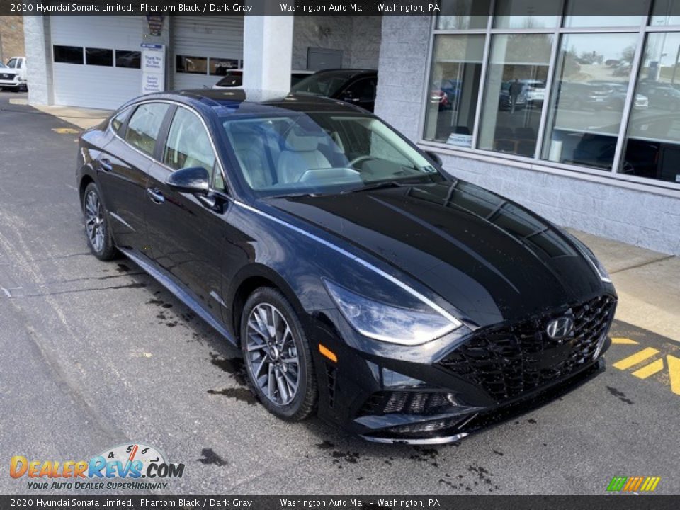 2020 Hyundai Sonata Limited Phantom Black / Dark Gray Photo #1